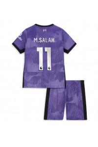 Liverpool Mohamed Salah #11 Babyklær Tredje Fotballdrakt til barn 2023-24 Korte ermer (+ Korte bukser)